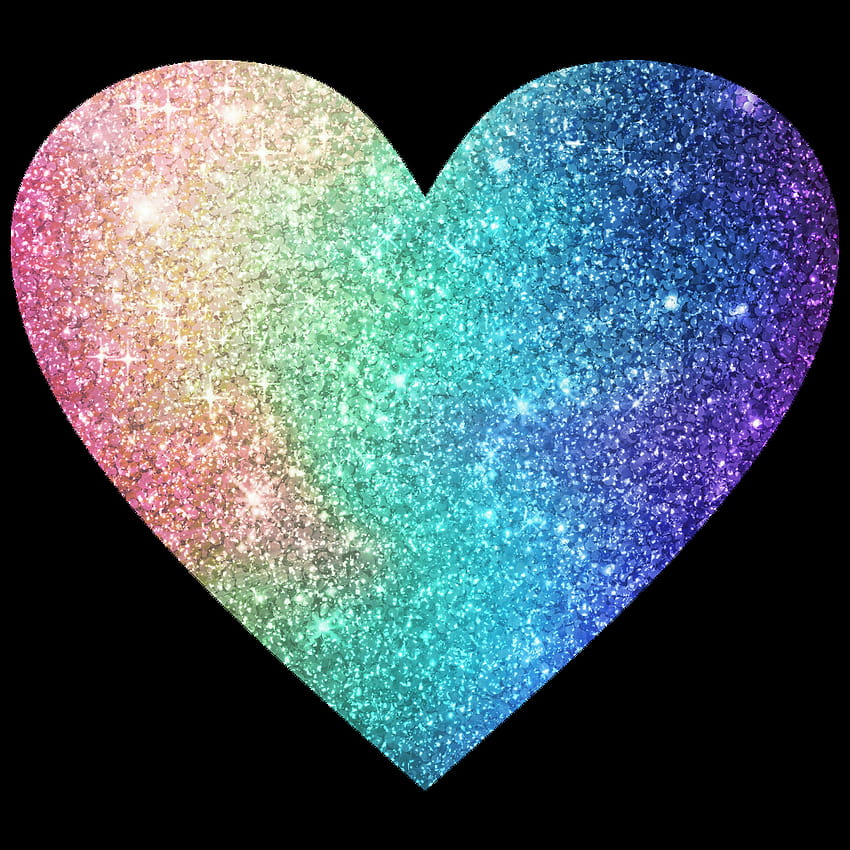 Rainbow Heart Backgrounds Png & Rainbow Heart Background.png Transparente, corazones arcoiris fondo de pantalla del teléfono