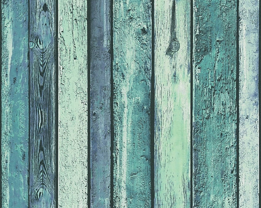 A.S. Création «Wood, Blue, Green, Turquoise» 362821, green wood HD wallpaper
