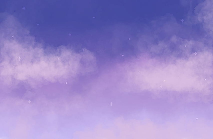 lila Wolken Tumblr-Posts, ästhetische lila Wolken HD-Hintergrundbild