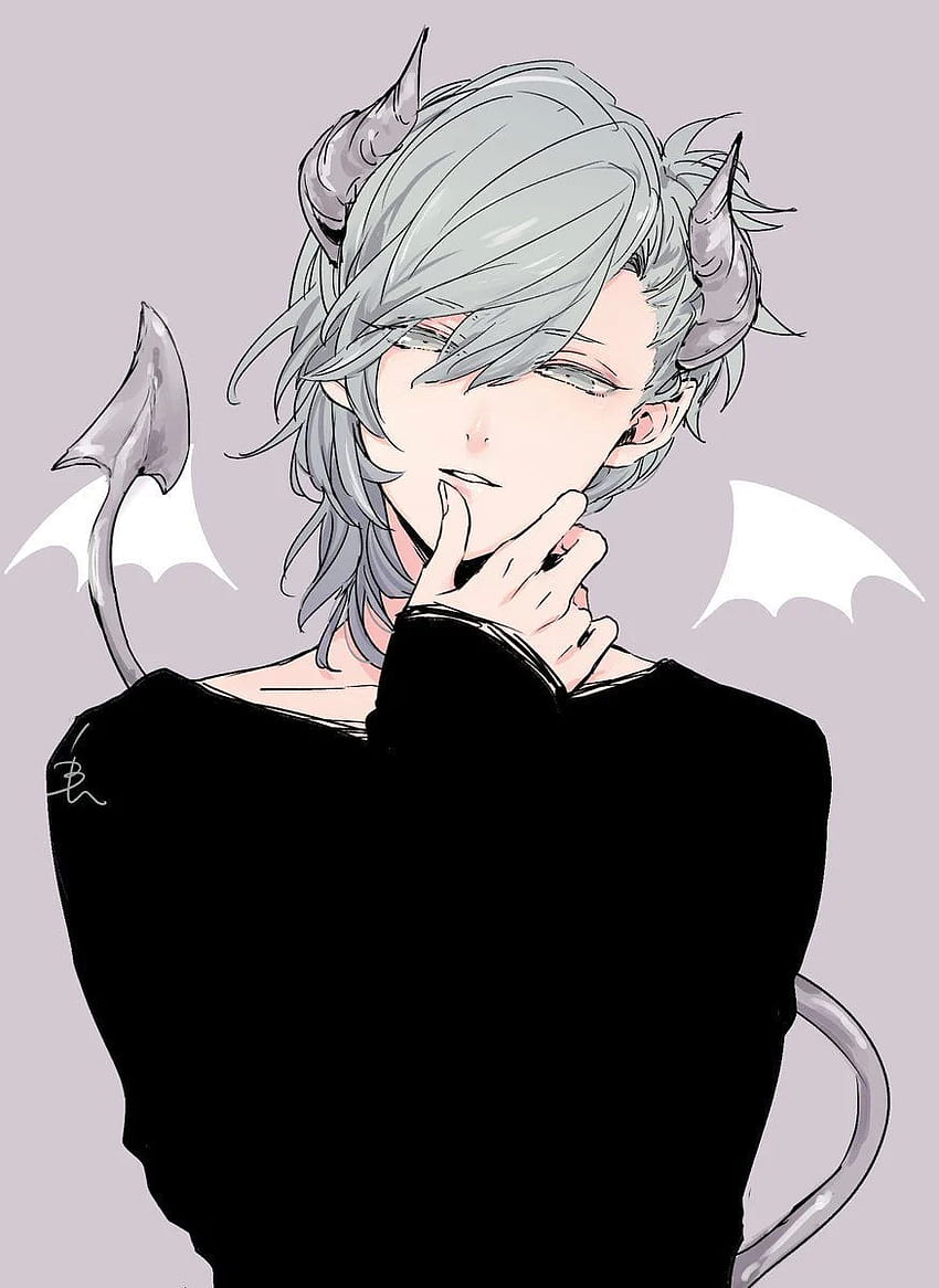 Him on, cool anime male demon HD phone wallpaper | Pxfuel