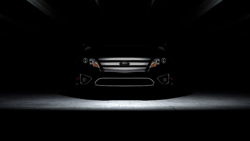 Ford Fusion preto 2010 papel de parede HD