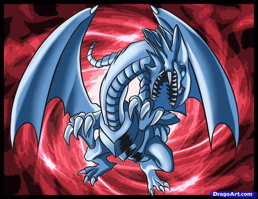 Научете как да рисувате Blue Eyes White Dragon, Cartoons, Cartoons, Draw, yugioh blue eyes white dragon HD тапет