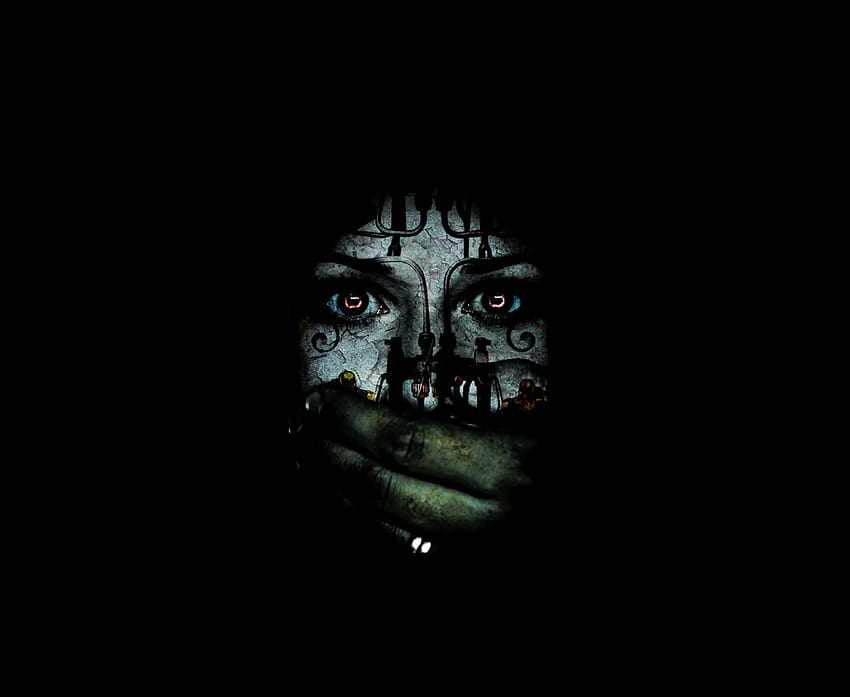 dark, Horror, Gothic, Women, Face, Eyes, Mood, Scary, Creepy, Spooky / and Mobile Backgrounds, creepy women HD wallpaper