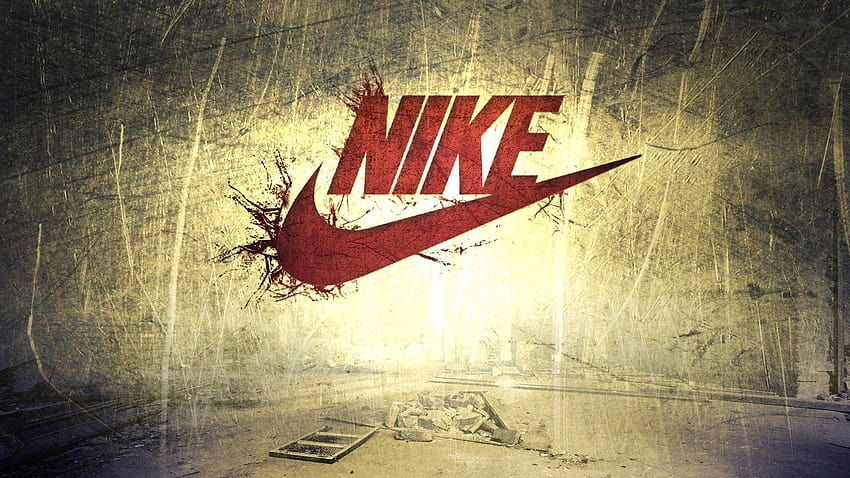 1600x900 Nike, Brand, Debris, Scratches 1600x900, nike background HD wallpaper