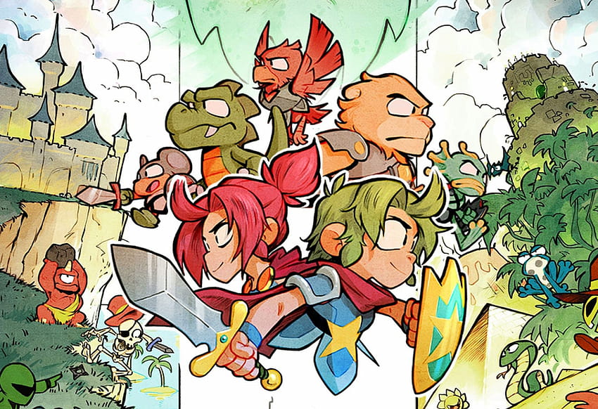 Wonder Boy: The Dragon's Trap for Xbox One review – A remake that traps you with beauty, wonder boy the dragons trap HD wallpaper