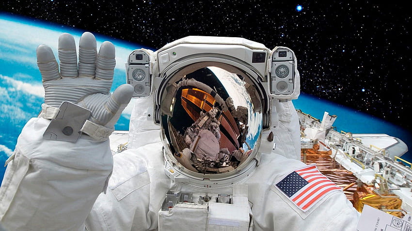 Astronauta, espacio, tierra, NASA, estación espacial internacional fondo de pantalla