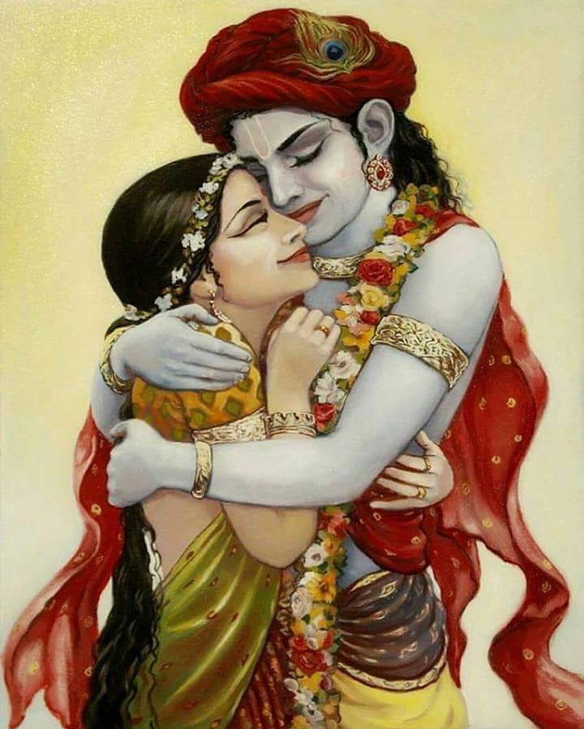 Krishna mencintai radha, cinta radha dan krishna wallpaper ponsel HD