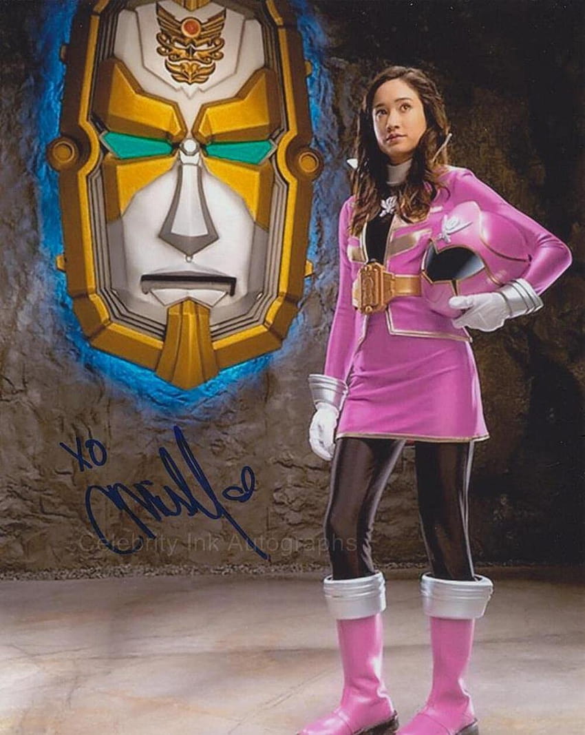 CHRISTINA MASTERSON como Emma Goodall the Pink Megaforce Ranger fondo de pantalla del teléfono