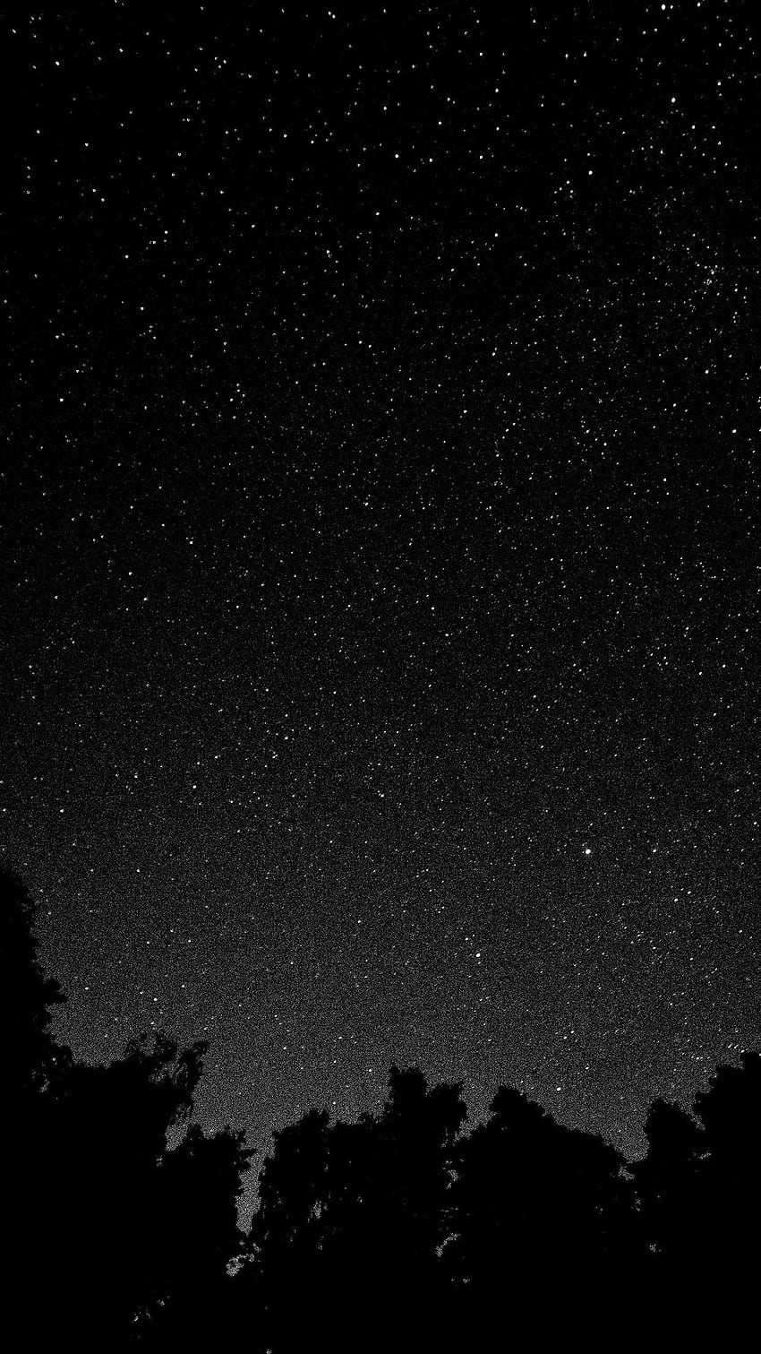 Starry Night Sky Star Galaxy Space White Black Android, cool black android HD phone wallpaper