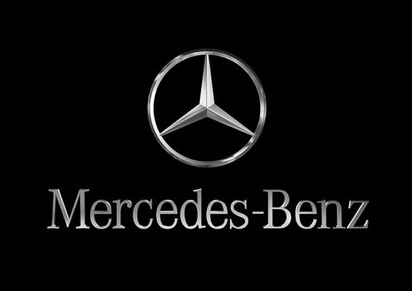 Mercedes Benz Logosu, cep telefonu için bilgisayar markası logosu HD duvar kağıdı
