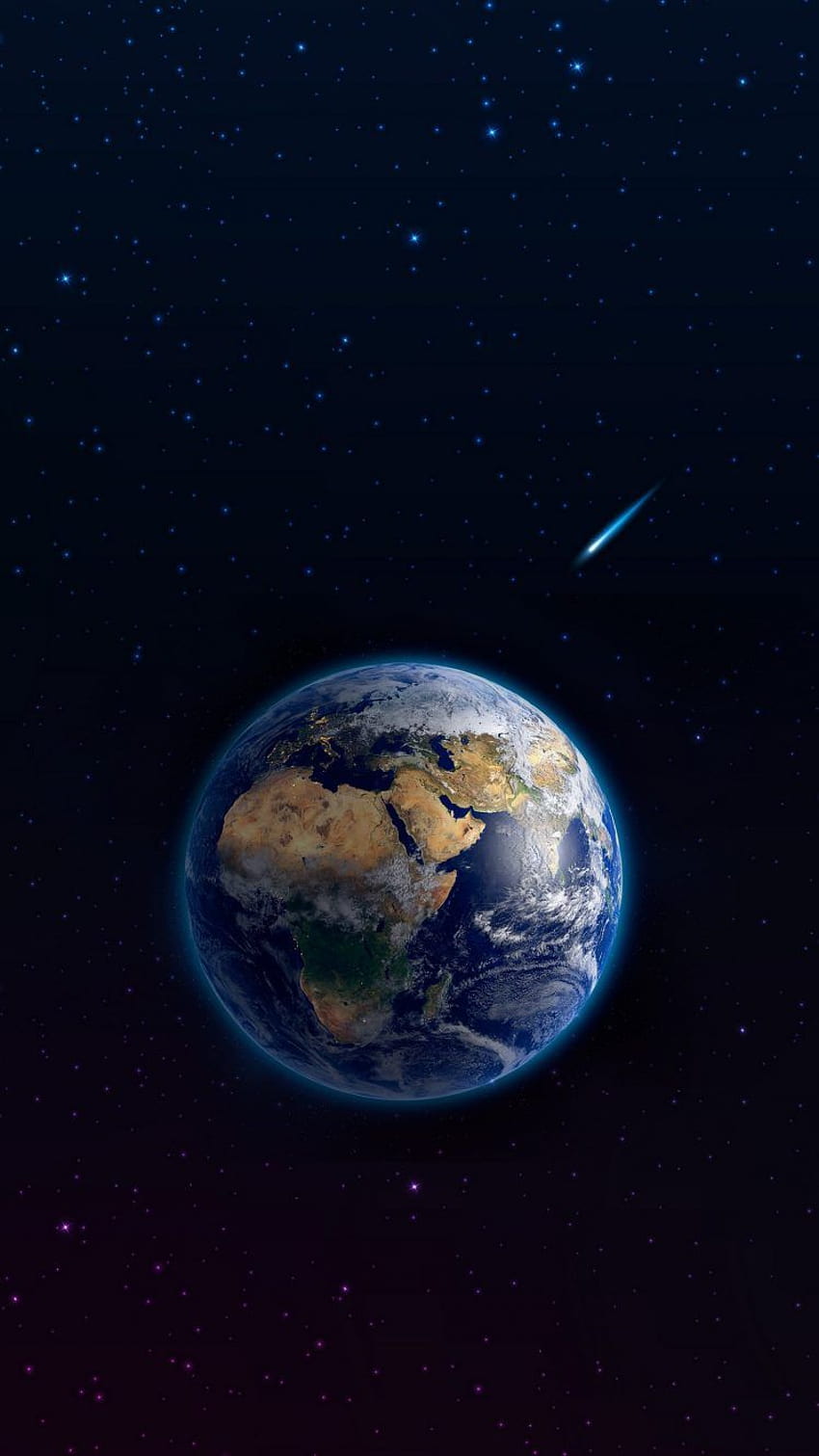 wyświetlacz portretowy Earth Space, Earth mobile Tapeta na telefon HD