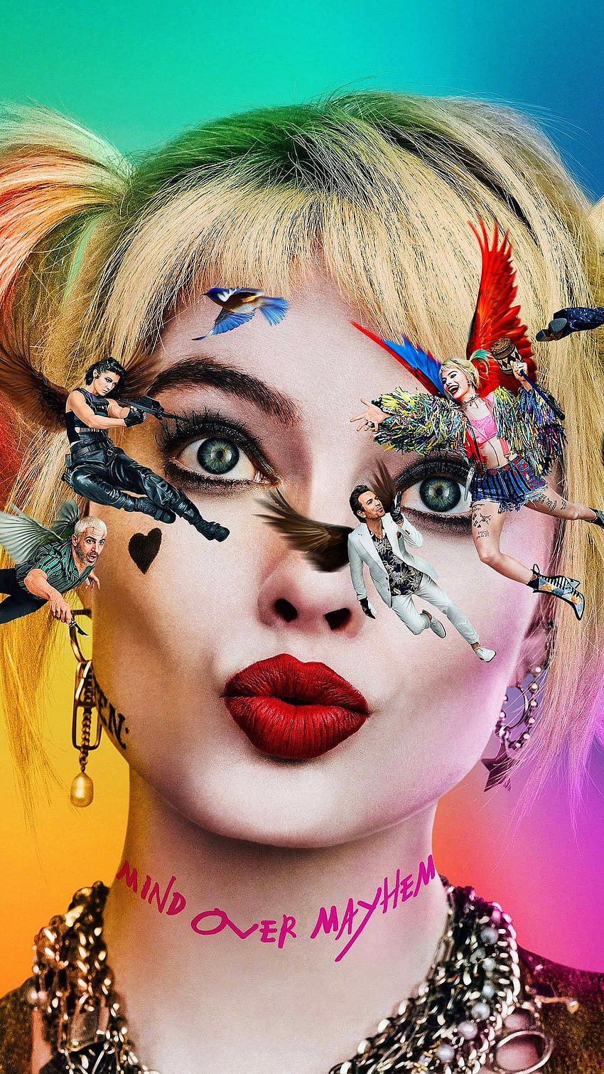 Birds of Prey, Harley Quinn, Margot Robbie, 2019, harley quinn mobile HD phone wallpaper