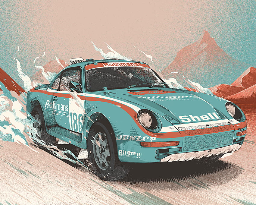 Porsche 959 Dakar [1920x1080] : papel de parede HD