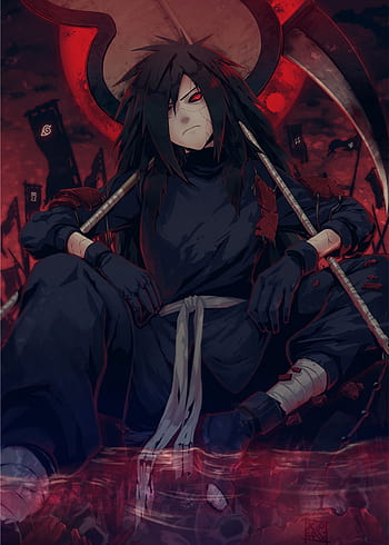 Download Madara Uchiha, Ultimate Villain of the Naruto Series Wallpaper |  Wallpapers.com