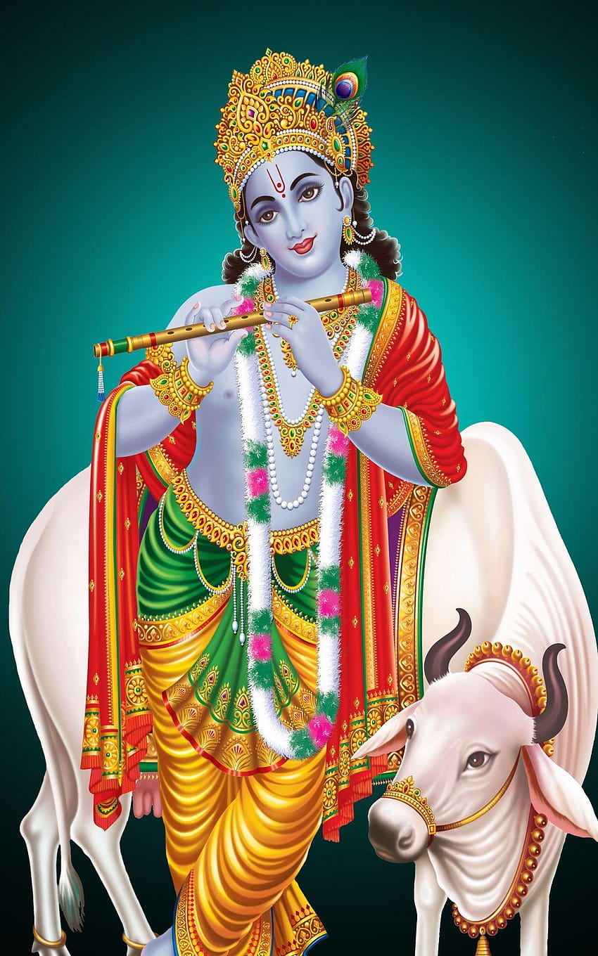 Krishna Da Mobile, Lord Krishna per cellulare Sfondo del telefono HD