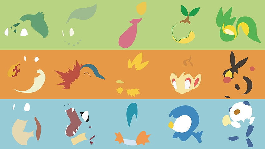 All Pokemon Starters Backgrounds HD wallpaper