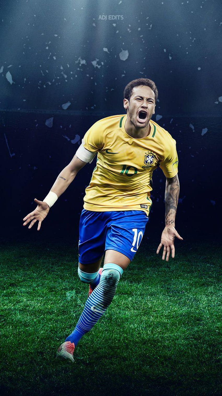 Neymar Jr. Tela de bloqueio do Brasil por adi Papel de parede de celular HD