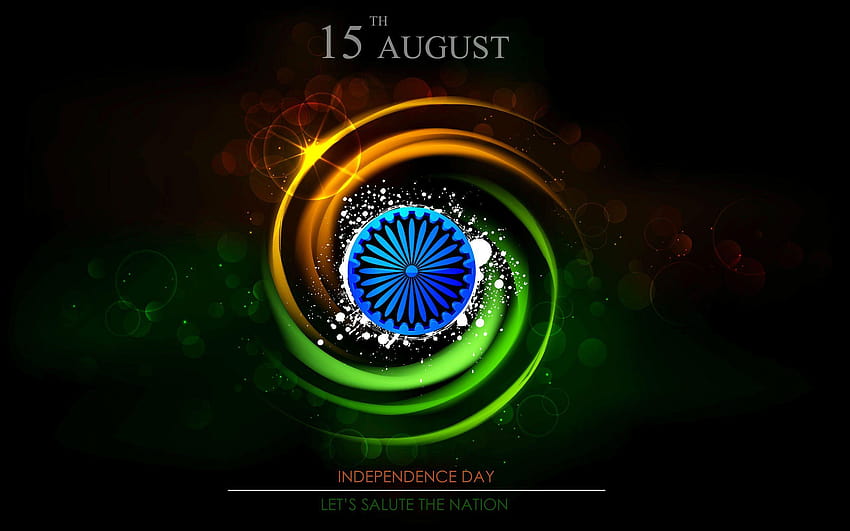 Ден на независимостта на Индия в 3D дизайн, Индия 3d HD тапет