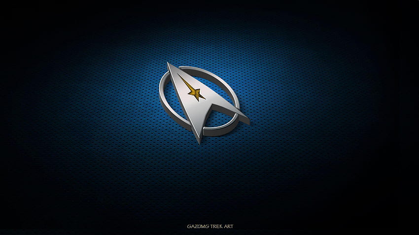 Logotipo de Star Trek por gazomg, insignia de la flota estelar fondo de pantalla