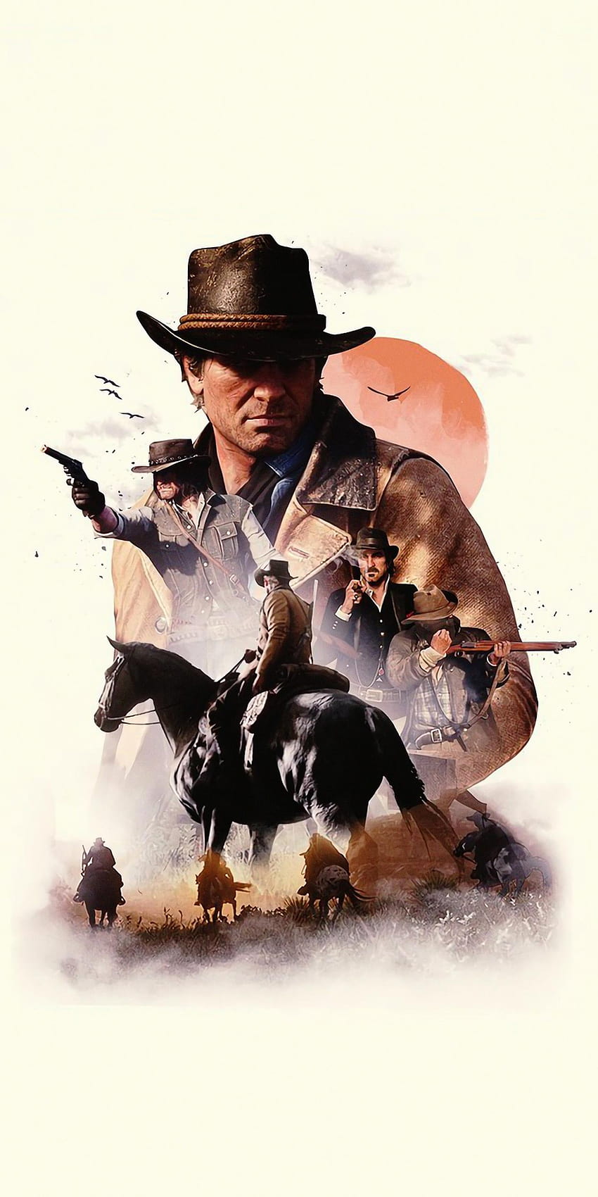 1440x2880 video game, poster, red dead, red dead redemption 2 mobile HD phone wallpaper