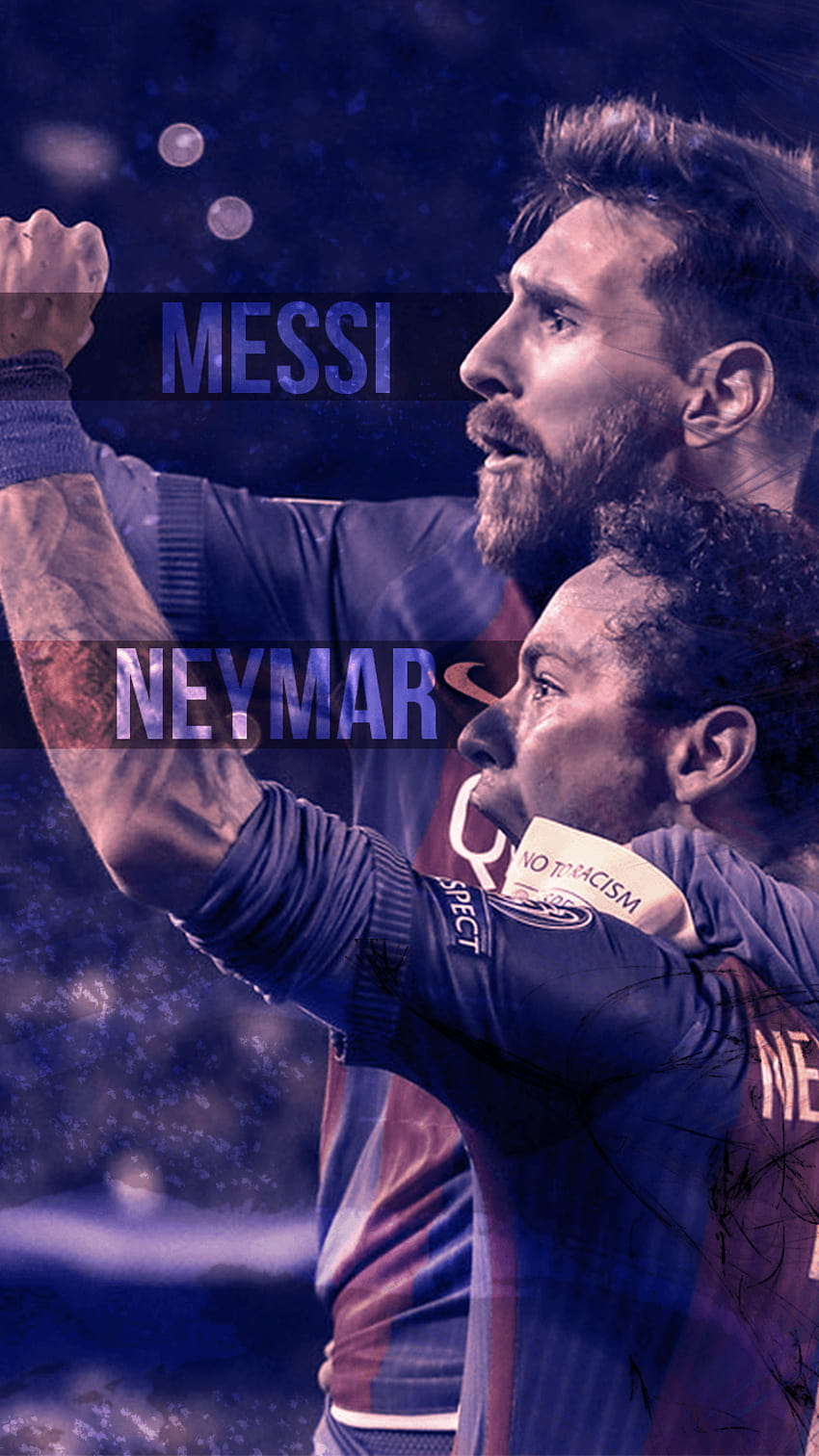 Messi and Neymar iPhone /Backgrounds by E, neymar background HD phone wallpaper