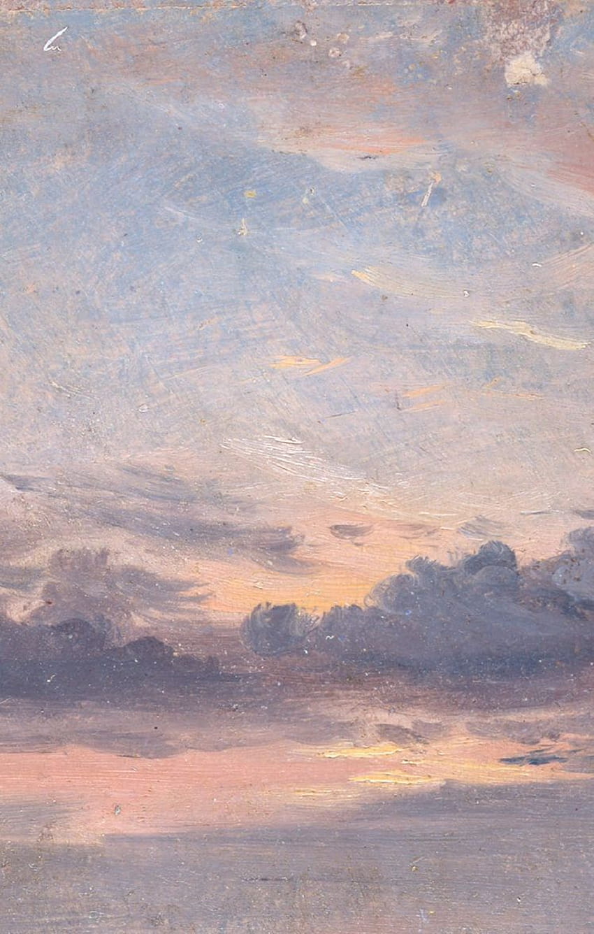 A Cloud Study, Sunset, study aesthetic HD phone wallpaper
