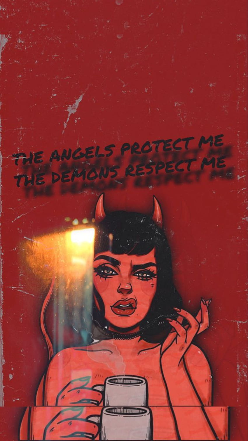 Demon girl ♥️, aesthetic devil girl HD phone wallpaper | Pxfuel