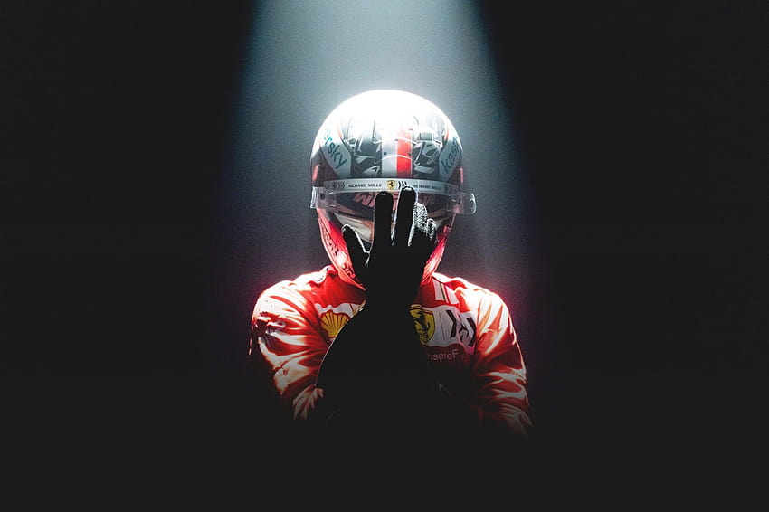 Charles Leclerc – Fahrer Scuderia Ferrari F1 Team, Charles Leclerc 2021 HD-Hintergrundbild