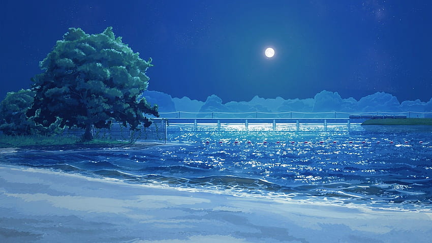 beach, Summer, novel, wallpap…, anime sea HD wallpaper