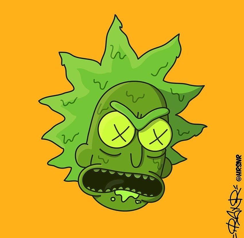 Rick and Morty x Toxic Rick HD wallpaper