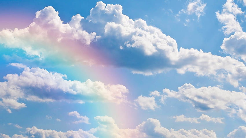 Aesthetic Cloud, estetyczny laptop nieba Tapeta HD