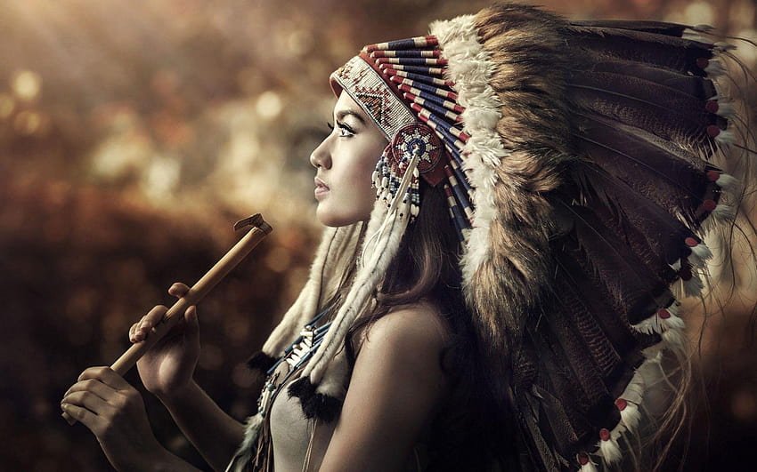 Girl Native American Backgrounds, native american indian HD wallpaper