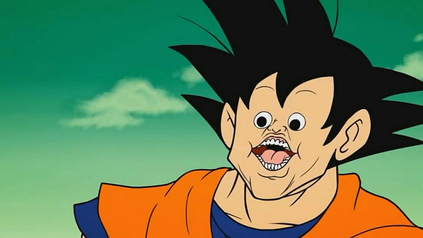 6 Lustiges Gesicht, fetter Goku HD-Hintergrundbild