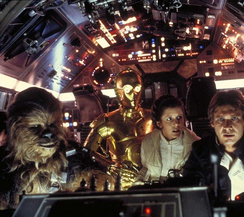 Han Solo Chewbacca ... Afari, Han Solo und Chewbacca Millennium Falcon HD-Hintergrundbild