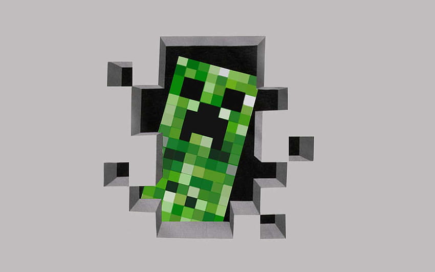 Download Black And Green Creeper Face 2560x1440 Minecraft