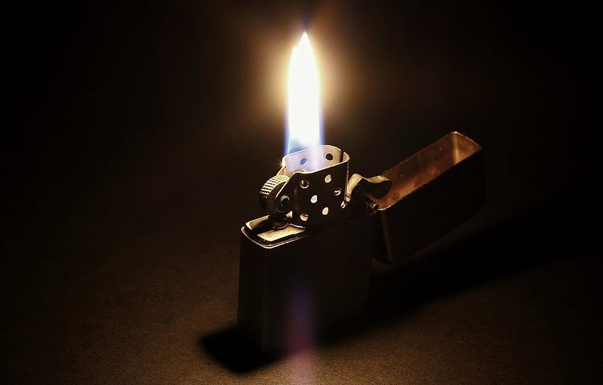 Zippo, Licht, Feuer, Dunkelheit, Feuerzeug HD-Hintergrundbild