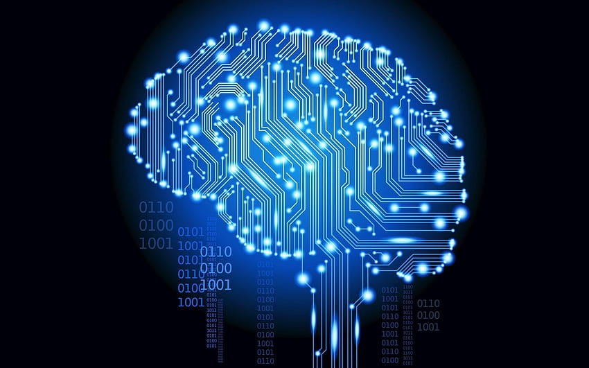Gehirn für maschinelles Lernen HD-Hintergrundbild
