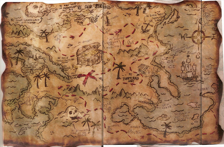 Treasure Map Gallery, old maps HD wallpaper