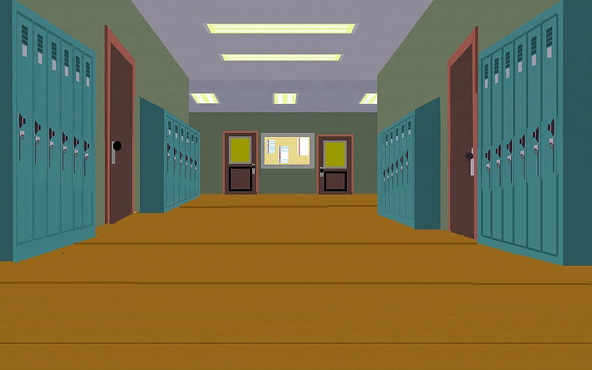South Park Elementary School Hallway por spongekid1999 [2000x1125] para seu, Celular e Tablet papel de parede HD