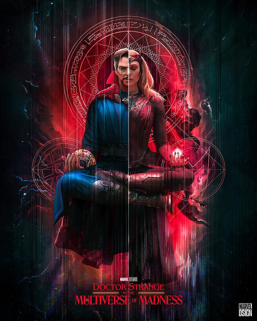 Doctor Strange in the Multiverse of Madness 2022 poster del film Sfondo del telefono HD