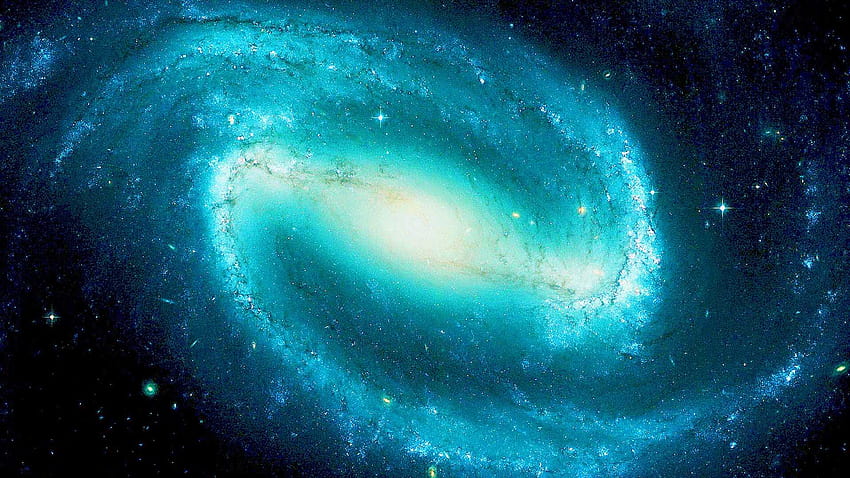 Готини галактически фонове, пълни с андроиди с висока разделителна способност, синя галактика HD тапет