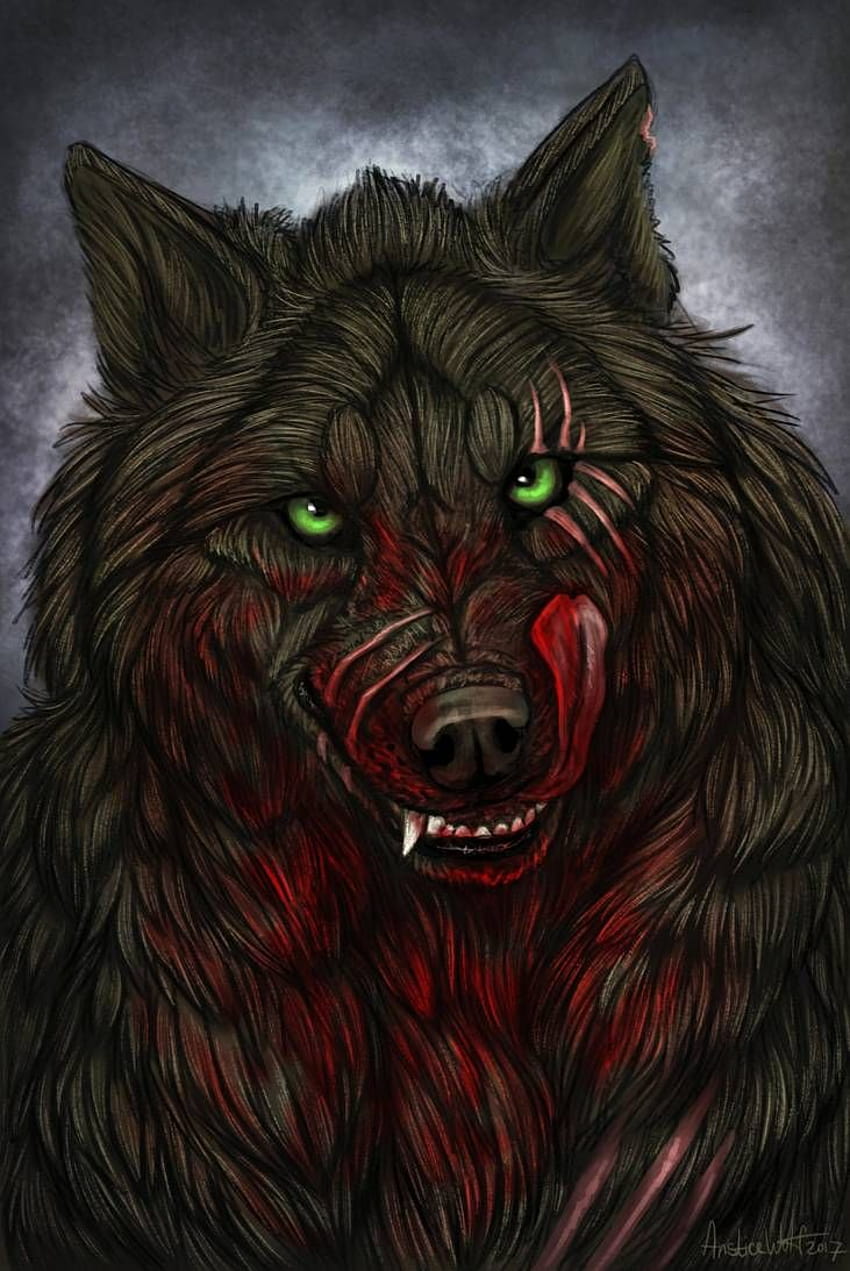 Anime Bloody Wolf 1 HD-Handy-Hintergrundbild