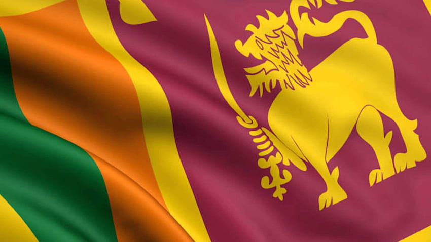 Sri-Lanka-Flagge HD-Hintergrundbild
