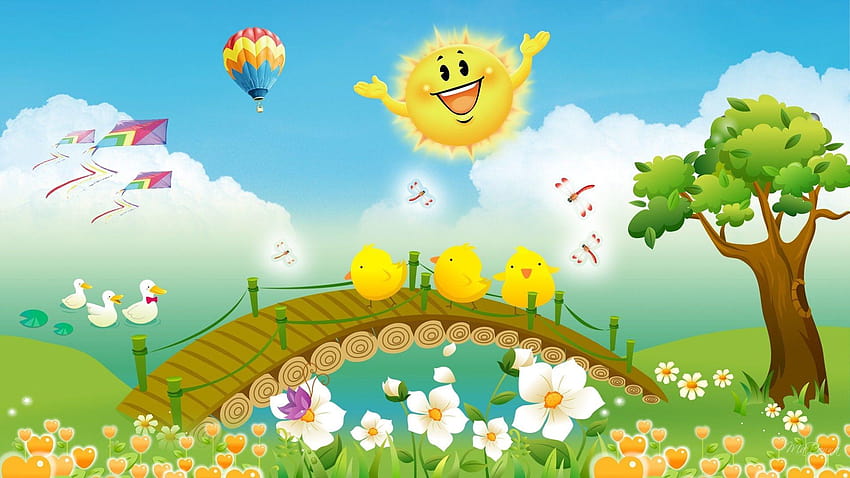 Kids Backgrounds, spring for children HD wallpaper | Pxfuel