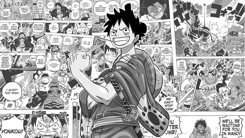Monkey D Luffy Manga, il manga One Piece di Brook Sfondo HD