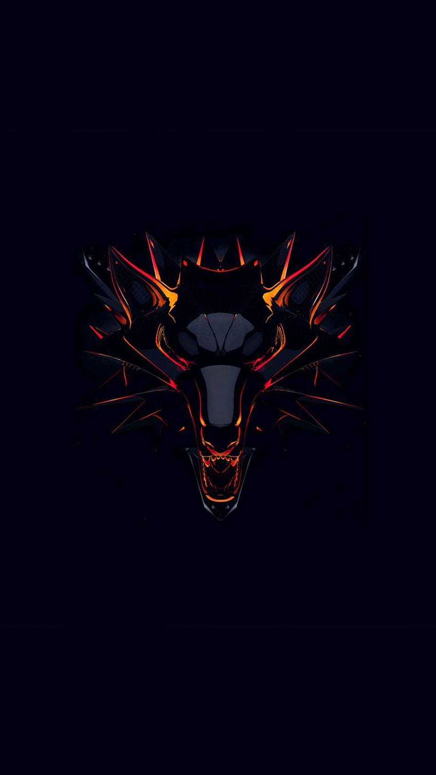 Witcher Dark Backgrounds Minimal Pure Ultra, witcher phone HD phone wallpaper