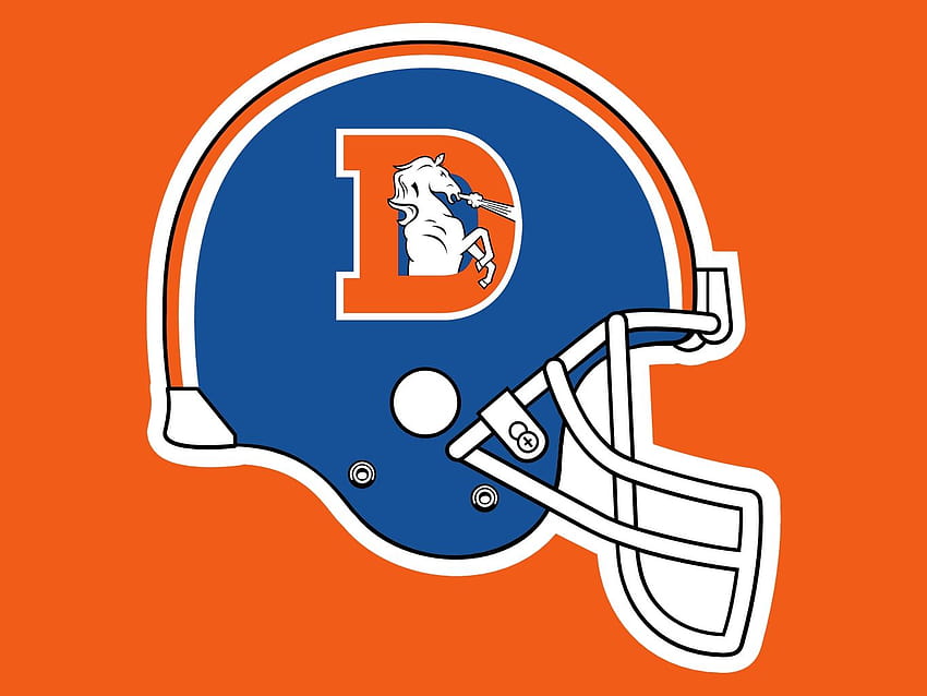 Logos antigos do Denver Broncos, Denver Broncos retrô papel de parede HD