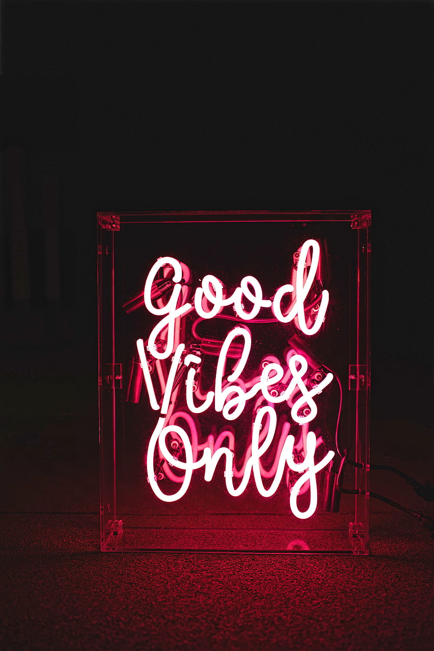 Neon Quotes, neon words HD phone wallpaper