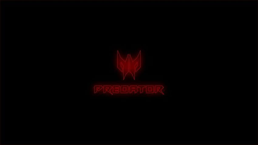 Acer Predator Logo Red Glow HD wallpaper