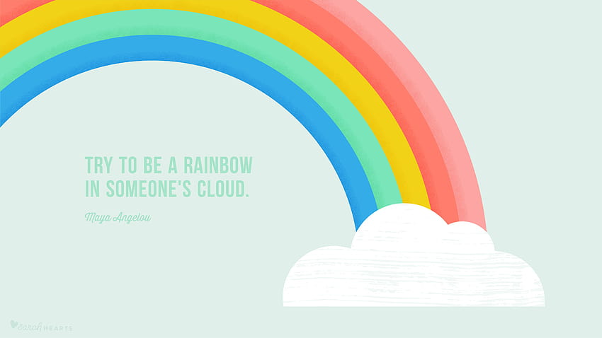 Rainbow on Dog, boho rainbow retro HD wallpaper
